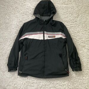 Kids ZeroXposur Reversible Black and Gray Hooded Jacket